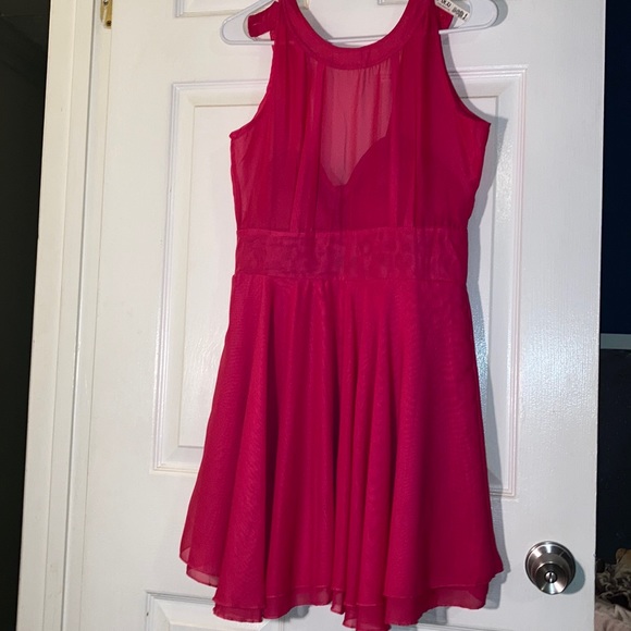 None Dresses & Skirts - Hot pink halter dress